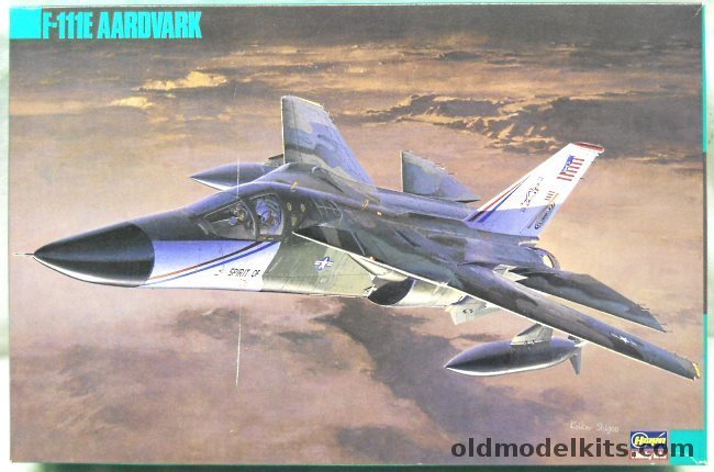 Hasegawa 1/72 General Dynamics F-111E Aardvark Bicentennial - 20th TFW USAFE / 77th TFS 20th TFW USAFE, K36 plastic model kit